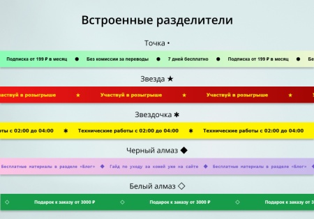 INRAISE: Бегущая строка в шапке сайта