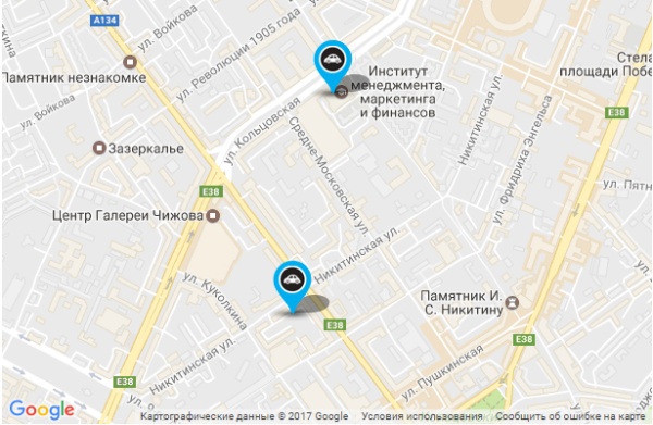 Конструктор google карт