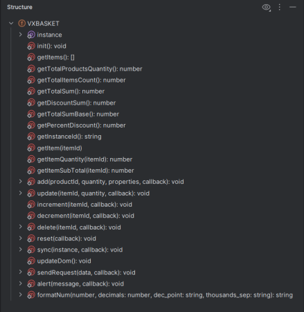 Корзина для сайта