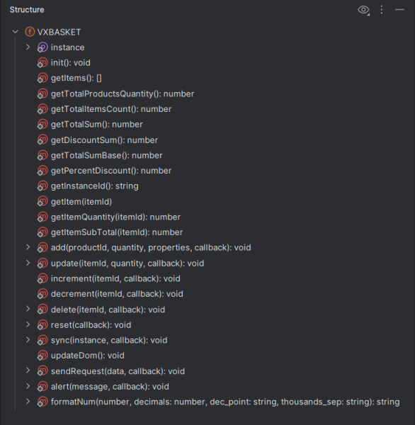 Корзина для сайта