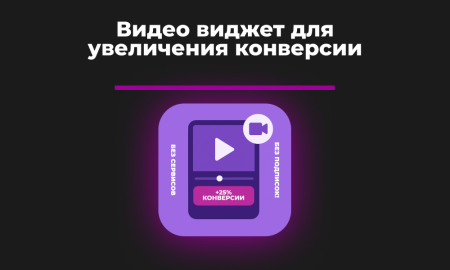 Видео-виджет для увеличения конверсии