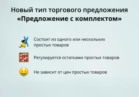 INRAISE: Торговые предложения с комплектами