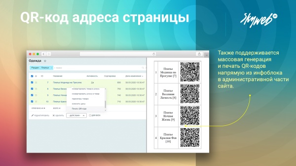 QR-код адреса страницы