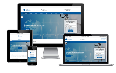 Clinic.GS - сайт медцентра, клиники