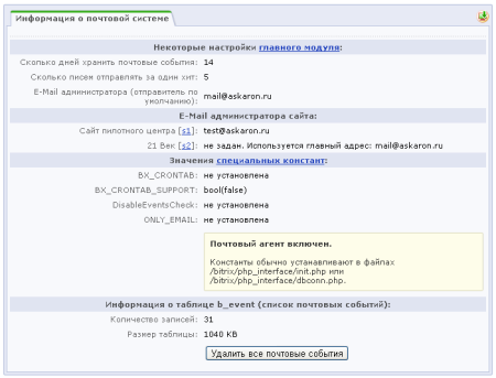 Управление почтой