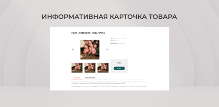 Team-B - Цветы сайт с каталогом №16