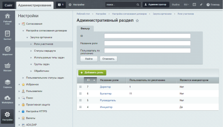 Документооборот. ИНТЕРВОЛГА Мини-СЭД. Согласование договоров