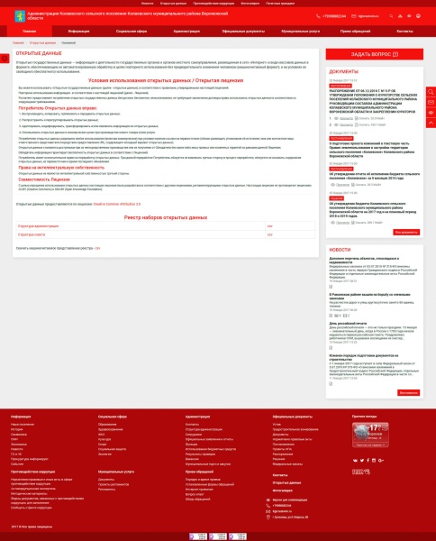 ТВИМ: Официальный сайт для администраций. Версия 2