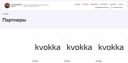 kvokka:Сайт некоммерческой организации и благотворительного фонда