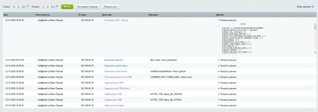 Контроль настроек