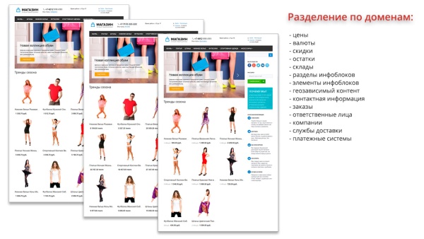 Ammina. Регионы (филиалы и представительства). Мультирегиональность на доменах и URL адресах