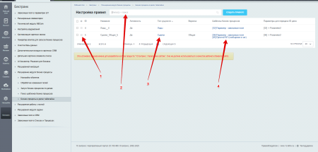 Расширение модуля Бизнес-процессы