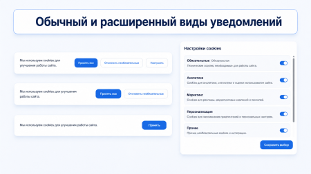 Согласие на использование cookie