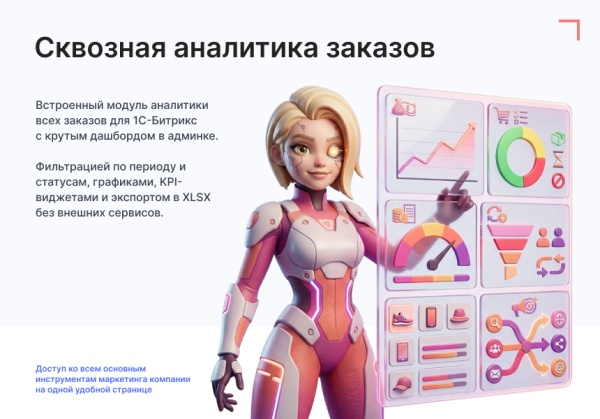 Goodsol: Сквозная аналитика заказов