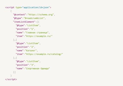 Модуль для создания микроразметки Schema.org/BreadcrumbList на сайте на CMS 1С-Битрикс