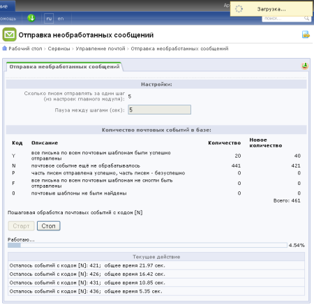 Управление почтой
