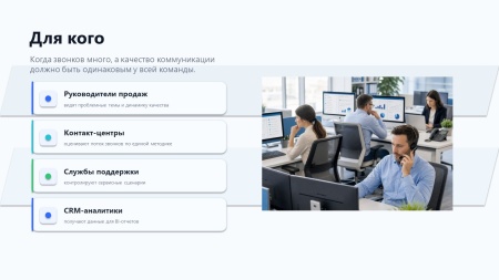 ПрофиCRM: Контроль качества звонков