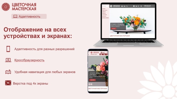 Магазин цветов, озеленение офиса, флористическое декорирование