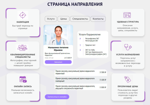 ZEBRA.MED – Медицинский центр с модулем записи