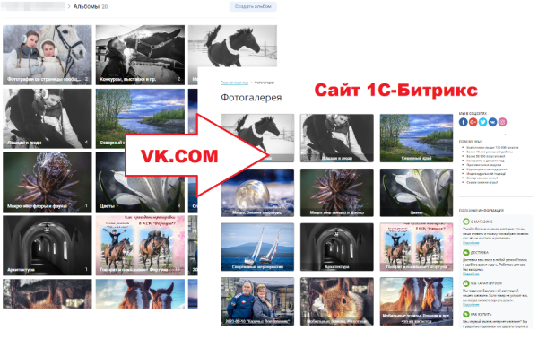 Фотогалерея VK