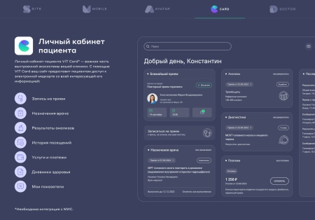 Сайт клиники, медицинского центра