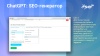 ChatGPT: SEO-генератор