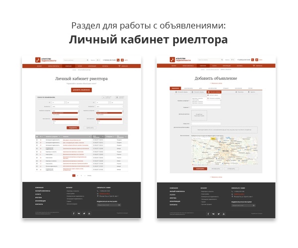 Современный адаптивный сайт агентства недвижимости Pro
