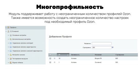 Интеграция с OZON
