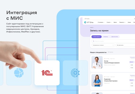 Сайт клиники, медицинского центра