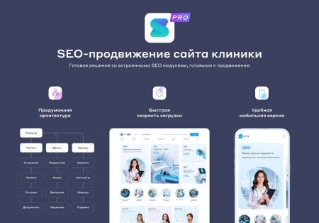 Сайт многопрофильной клиники, медицинского центра