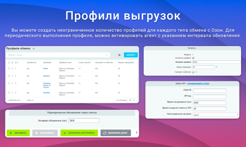 ВебПростор: Интеграция с Ozon через SELLER API: товары, цены, остатки и заказы