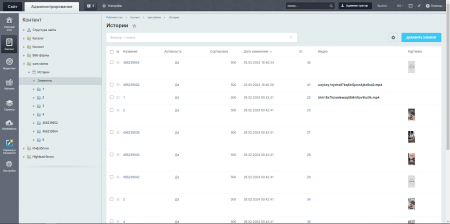 Блок историй «Stories»