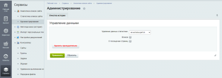Аналитика кликов сайта