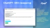 ChatGPT: SEO-генератор