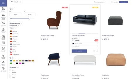 Отраслевой интернет-магазин мебели и мебельных комплектов «Крайт: Мебель.Furniture»