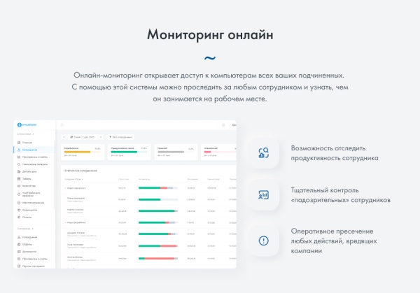 ИНСАЙДЕР - система мониторинга, контроля и комплексной оценки эффективности работы персонала