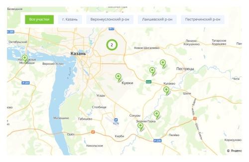 whatAsoft: Яндекс.карта объектов инфоблока