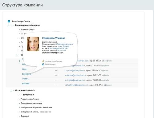 Визуальная структура компании