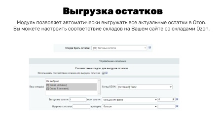 Интеграция с OZON