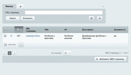 SEO Robot - управление мета-тегами и SEO текстами
