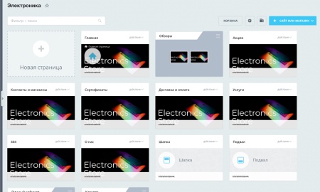 Интернет-магазин электроники и бытовой техники «Крайт: Электроника.Store24» с конструктором